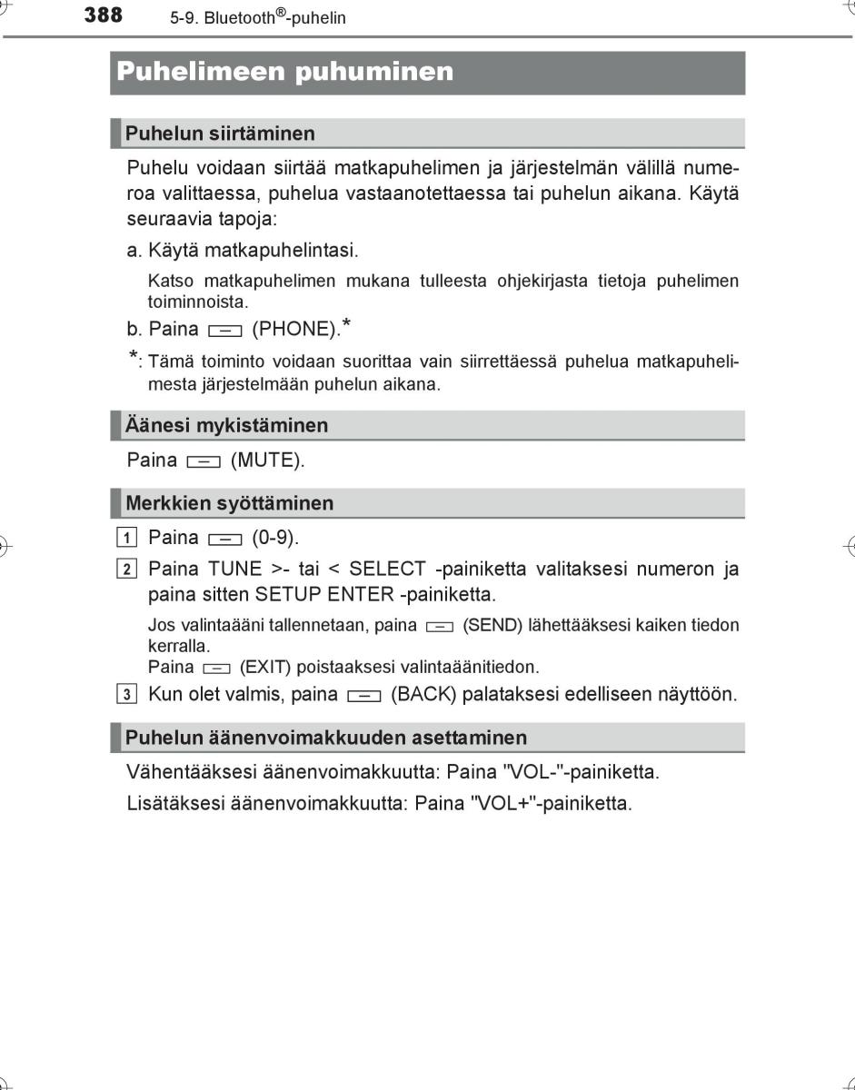 Toyota Hilux VIII 8 AN120 AN130 omistajan kasikirja / page 388