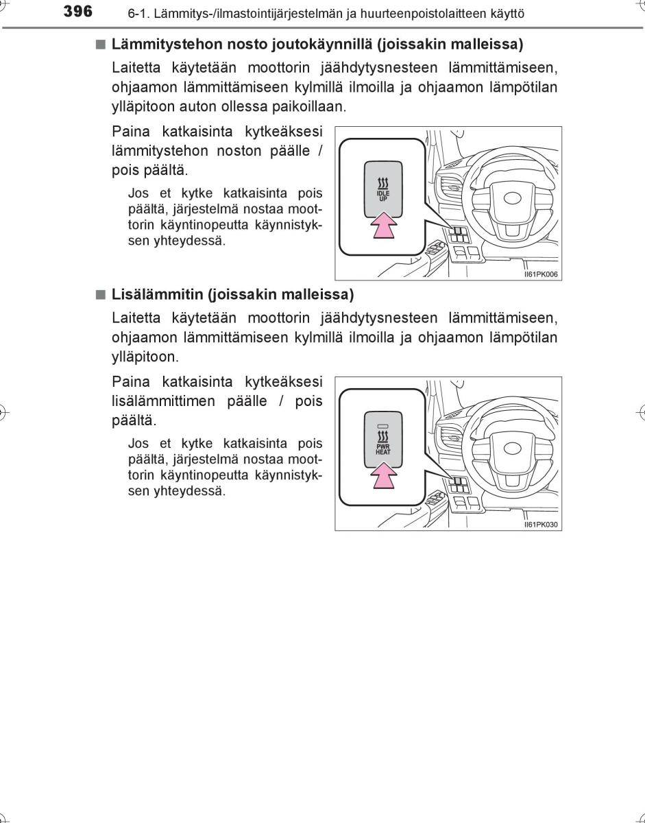 Toyota Hilux VIII 8 AN120 AN130 omistajan kasikirja / page 396