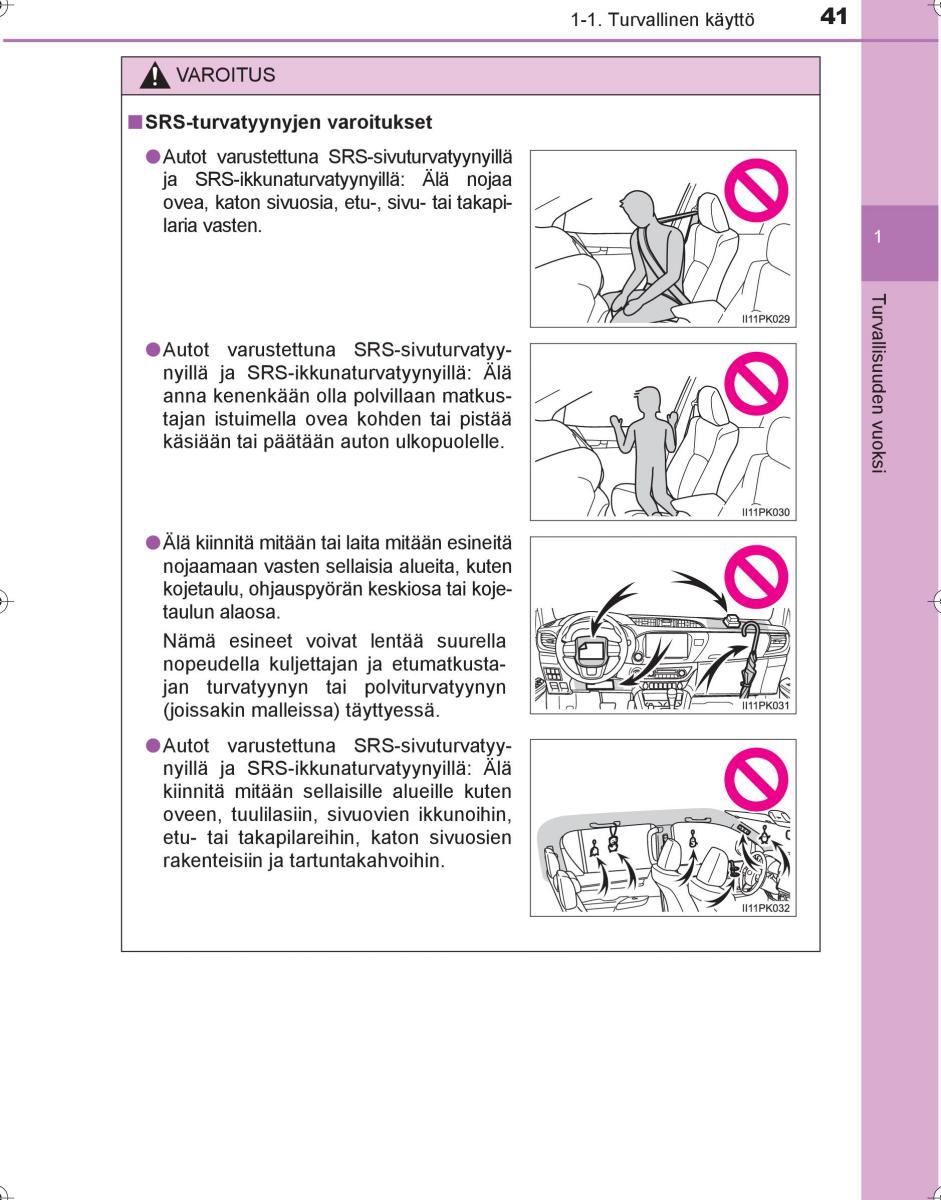 Toyota Hilux VIII 8 AN120 AN130 omistajan kasikirja / page 41