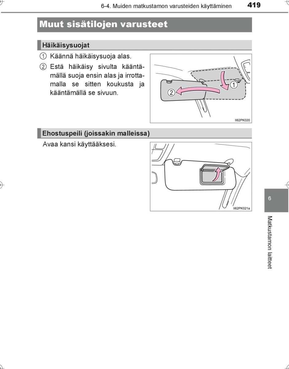 Toyota Hilux VIII 8 AN120 AN130 omistajan kasikirja / page 419