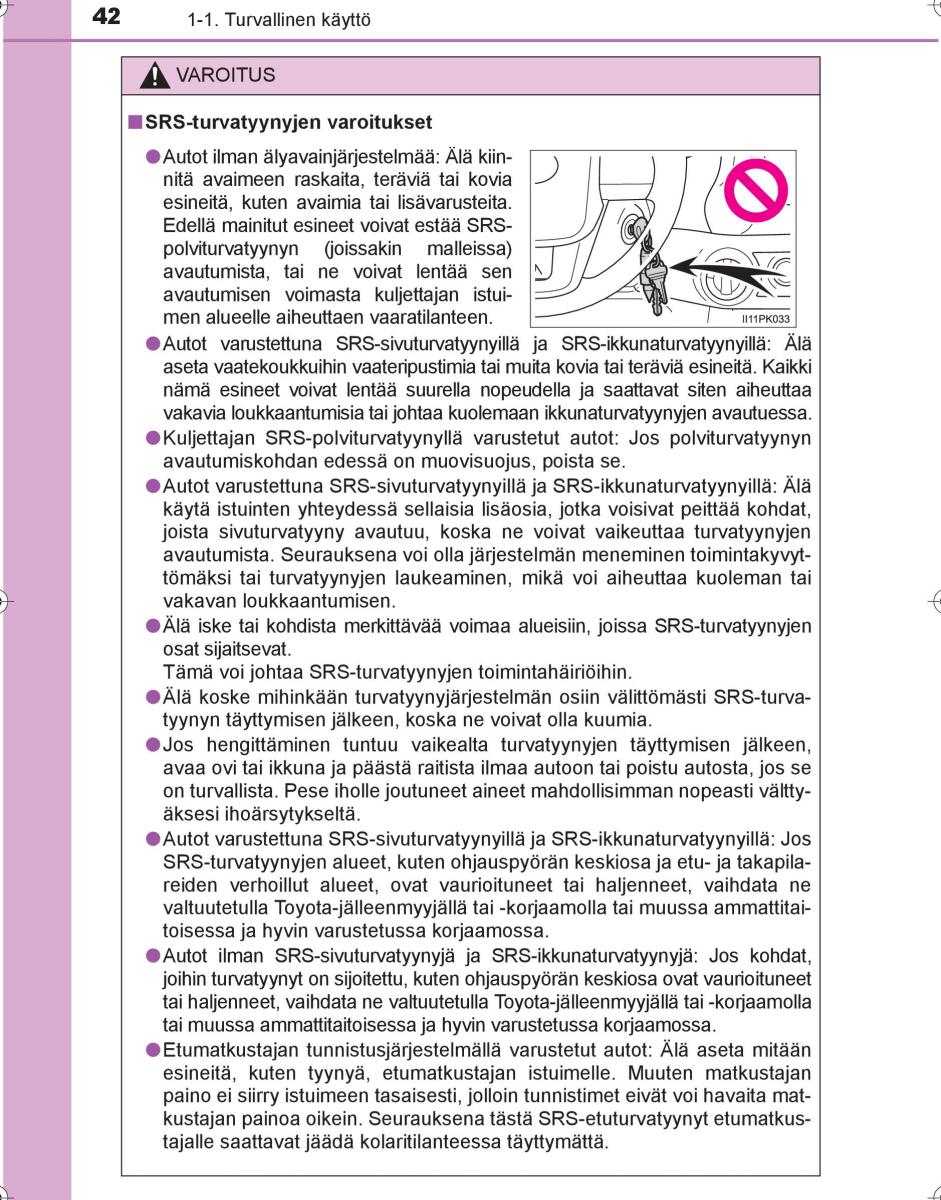 Toyota Hilux VIII 8 AN120 AN130 omistajan kasikirja / page 42