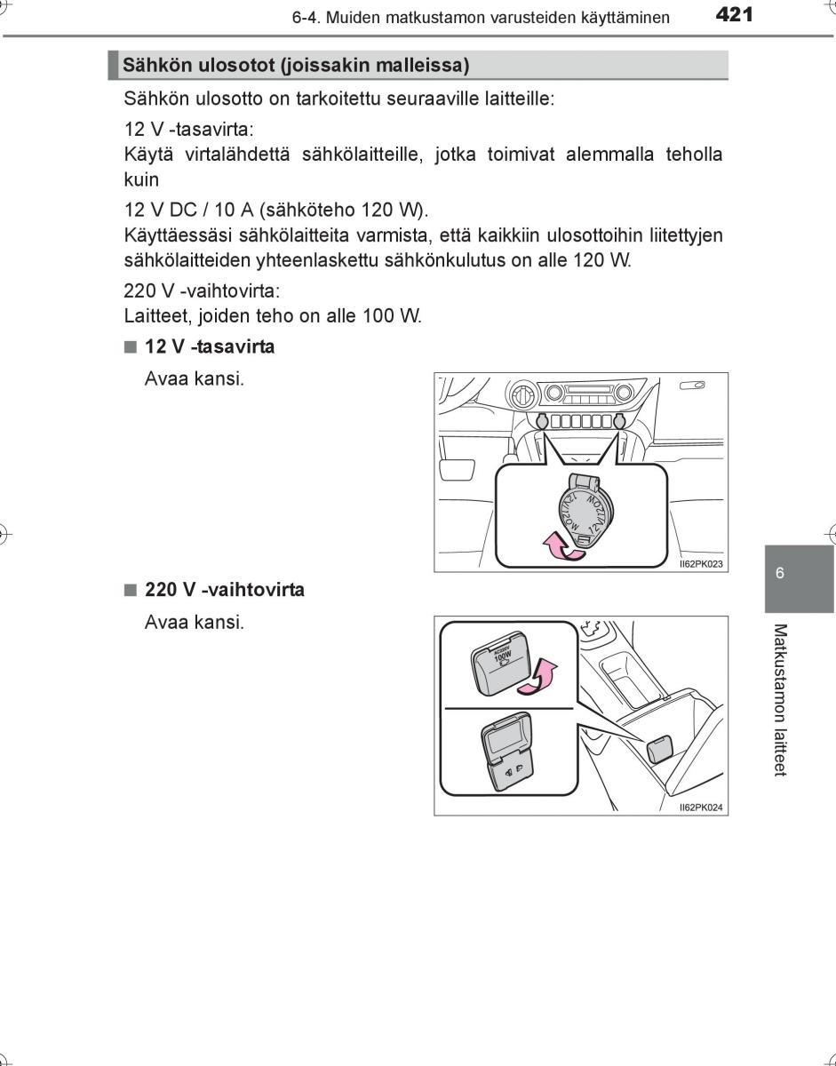 Toyota Hilux VIII 8 AN120 AN130 omistajan kasikirja / page 421