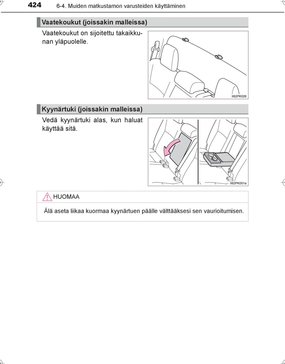 Toyota Hilux VIII 8 AN120 AN130 omistajan kasikirja / page 424