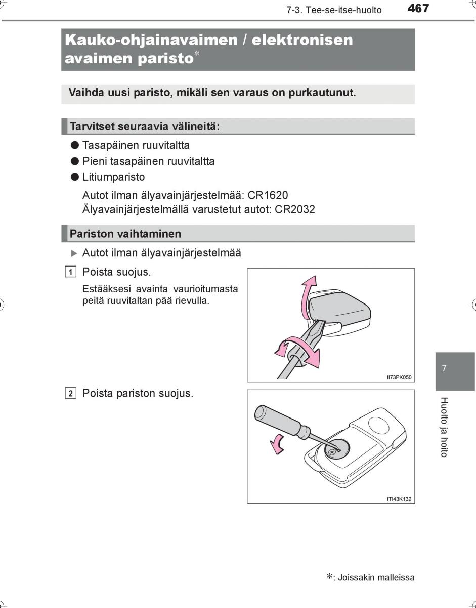 Toyota Hilux VIII 8 AN120 AN130 omistajan kasikirja / page 467