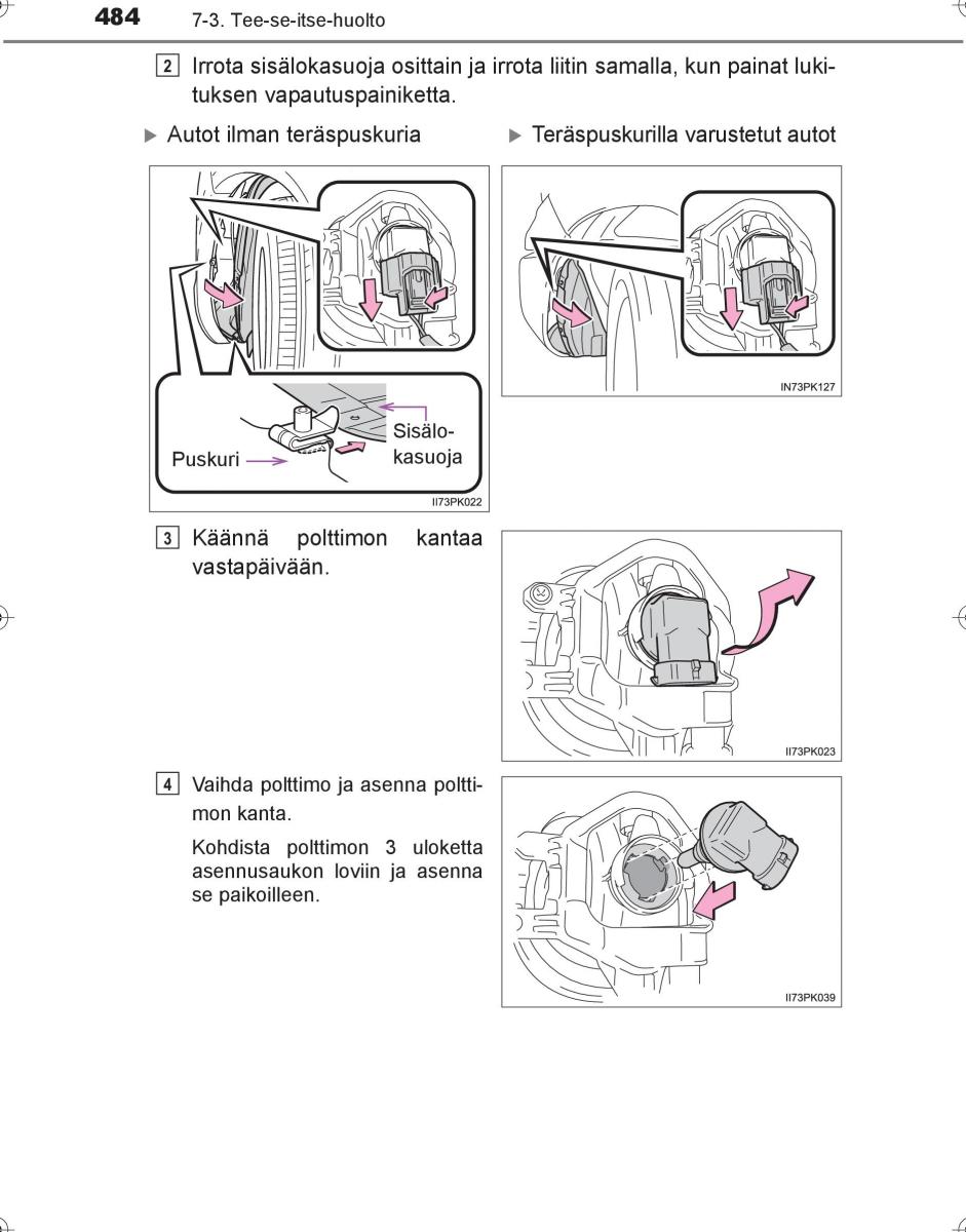 Toyota Hilux VIII 8 AN120 AN130 omistajan kasikirja / page 484