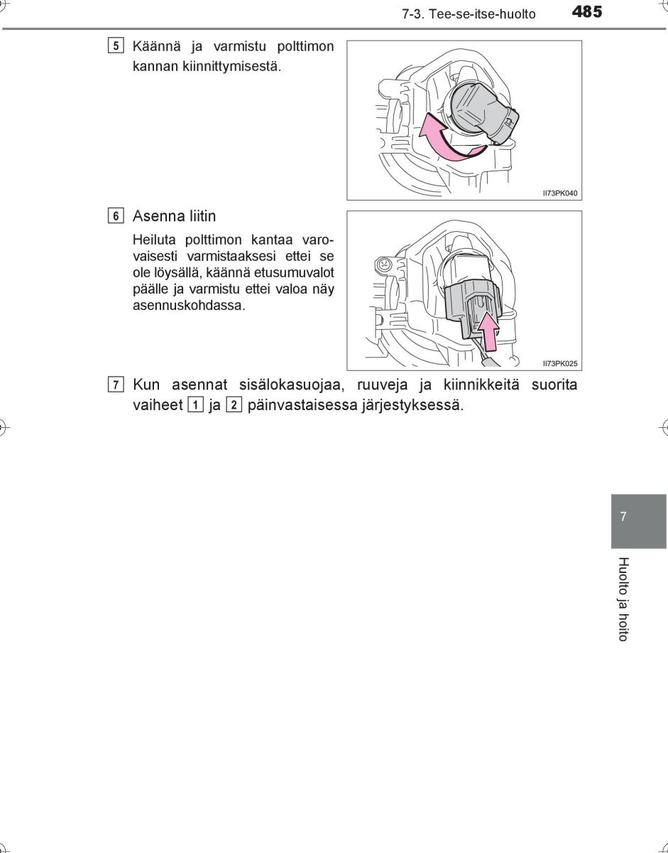 Toyota Hilux VIII 8 AN120 AN130 omistajan kasikirja / page 485