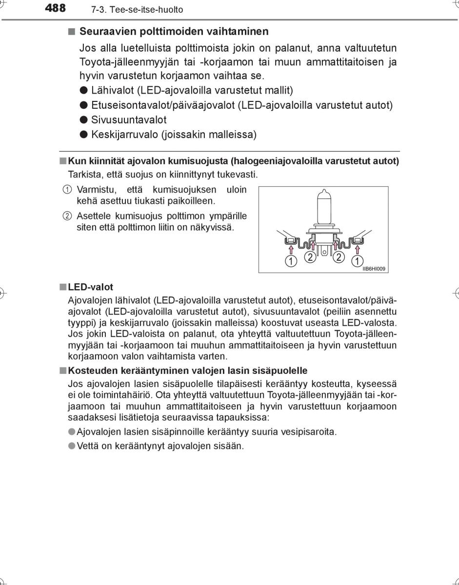 Toyota Hilux VIII 8 AN120 AN130 omistajan kasikirja / page 488