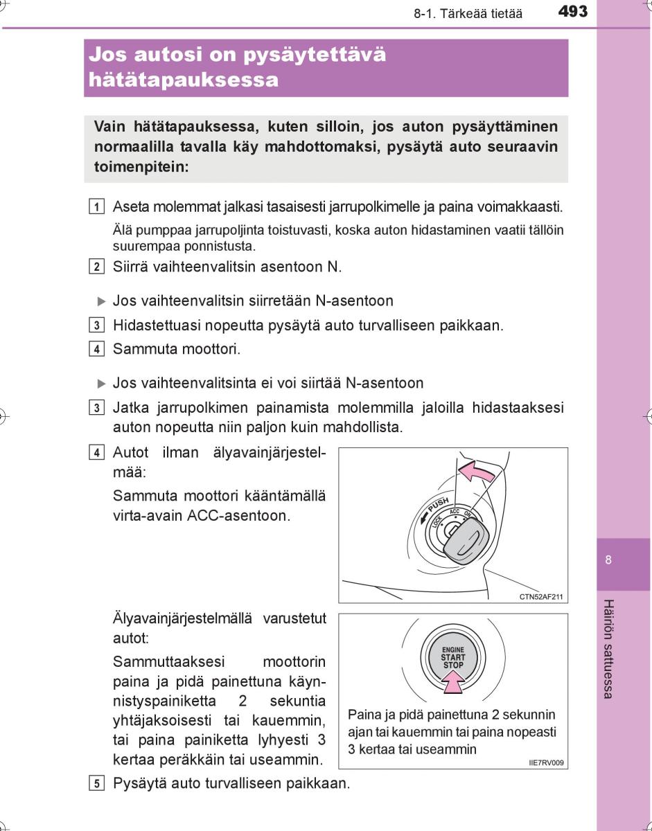 Toyota Hilux VIII 8 AN120 AN130 omistajan kasikirja / page 493