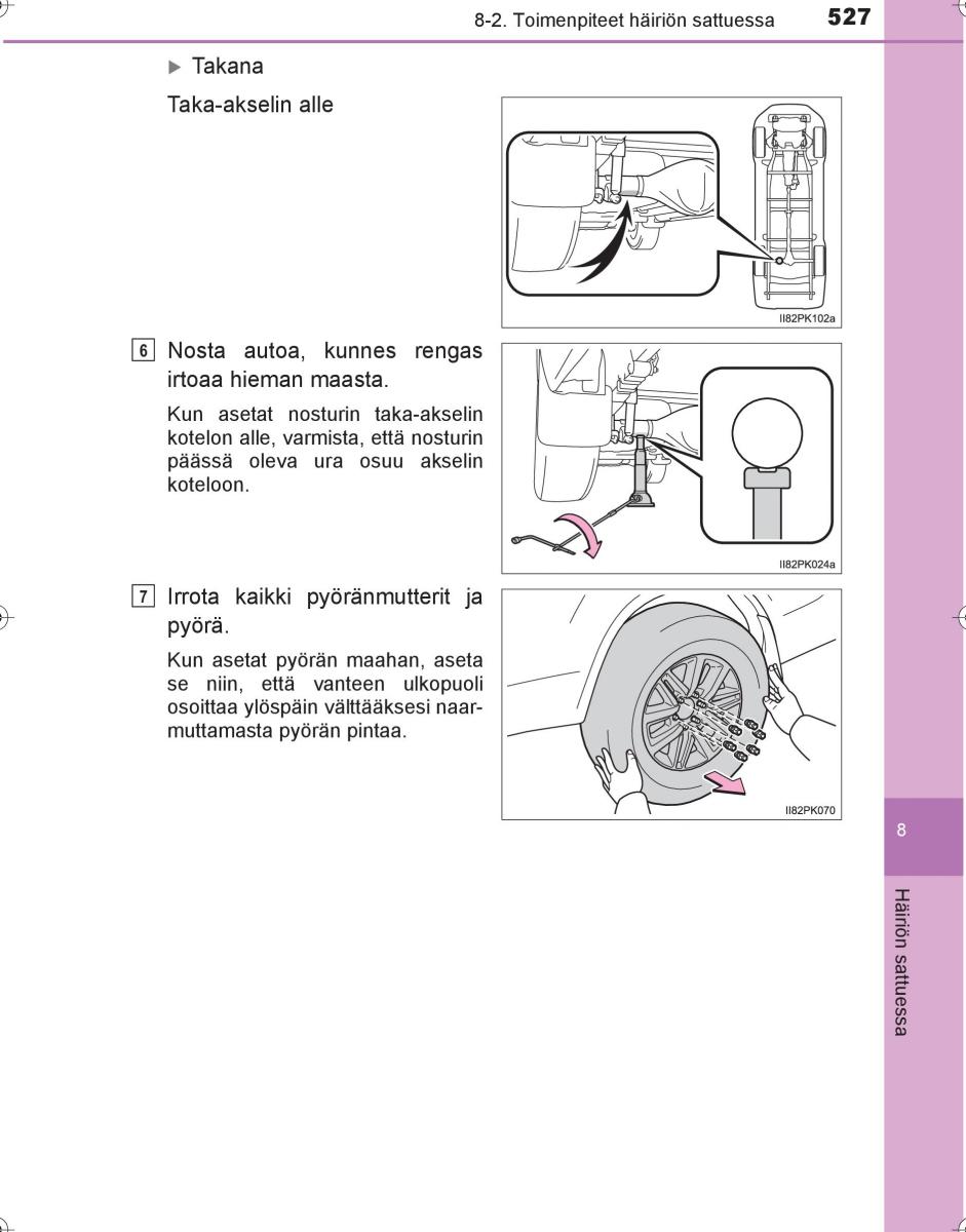 Toyota Hilux VIII 8 AN120 AN130 omistajan kasikirja / page 527