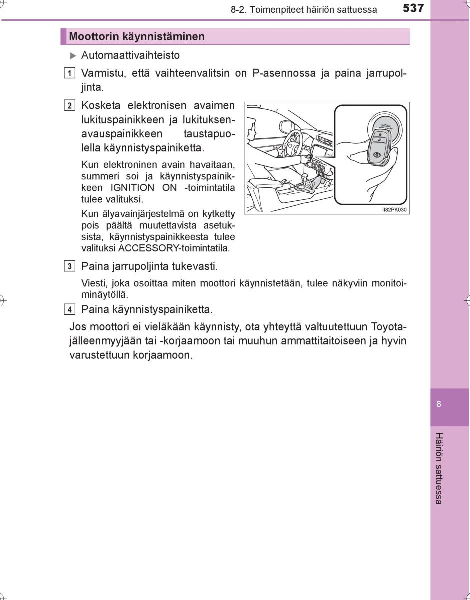 Toyota Hilux VIII 8 AN120 AN130 omistajan kasikirja / page 537