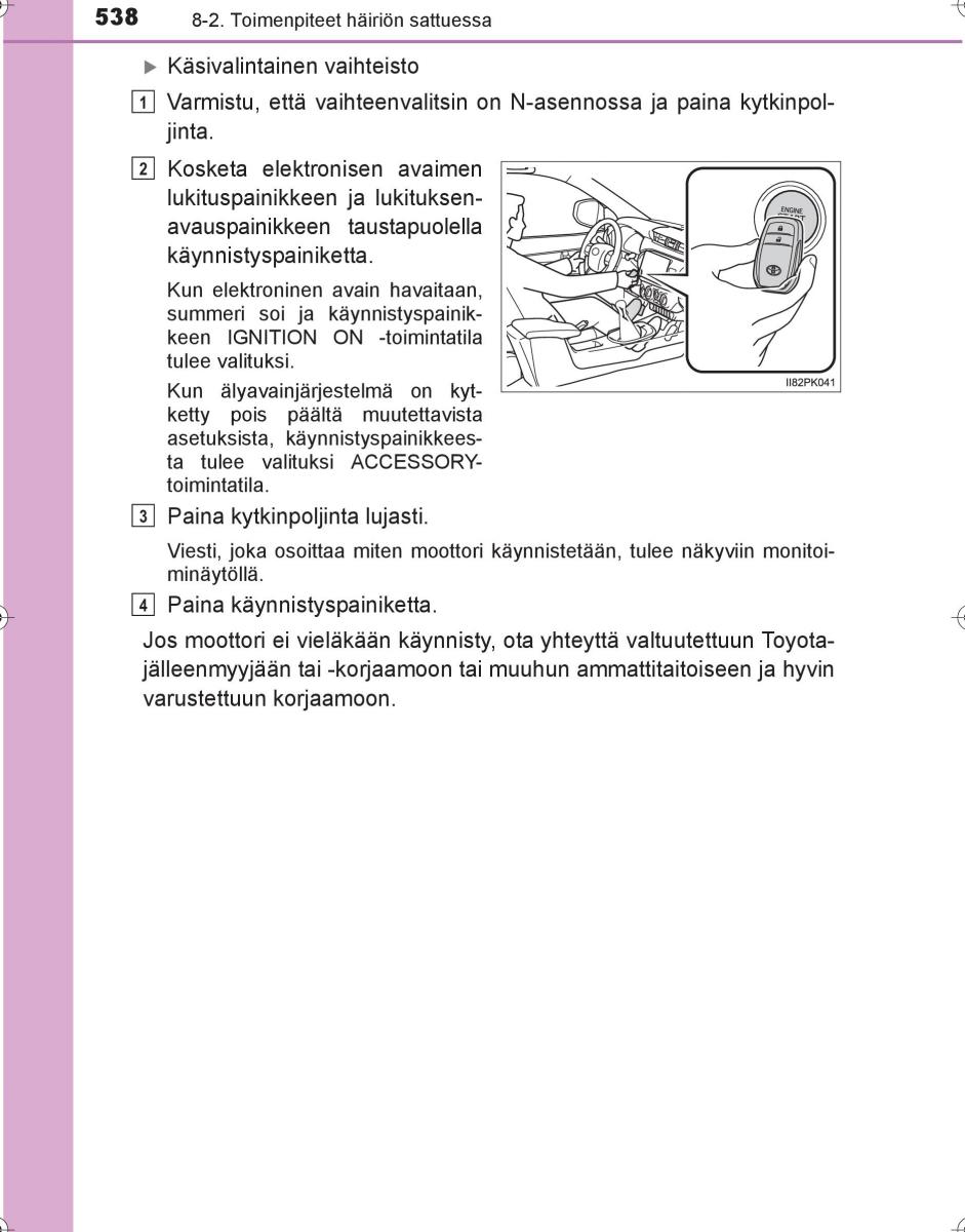 Toyota Hilux VIII 8 AN120 AN130 omistajan kasikirja / page 538