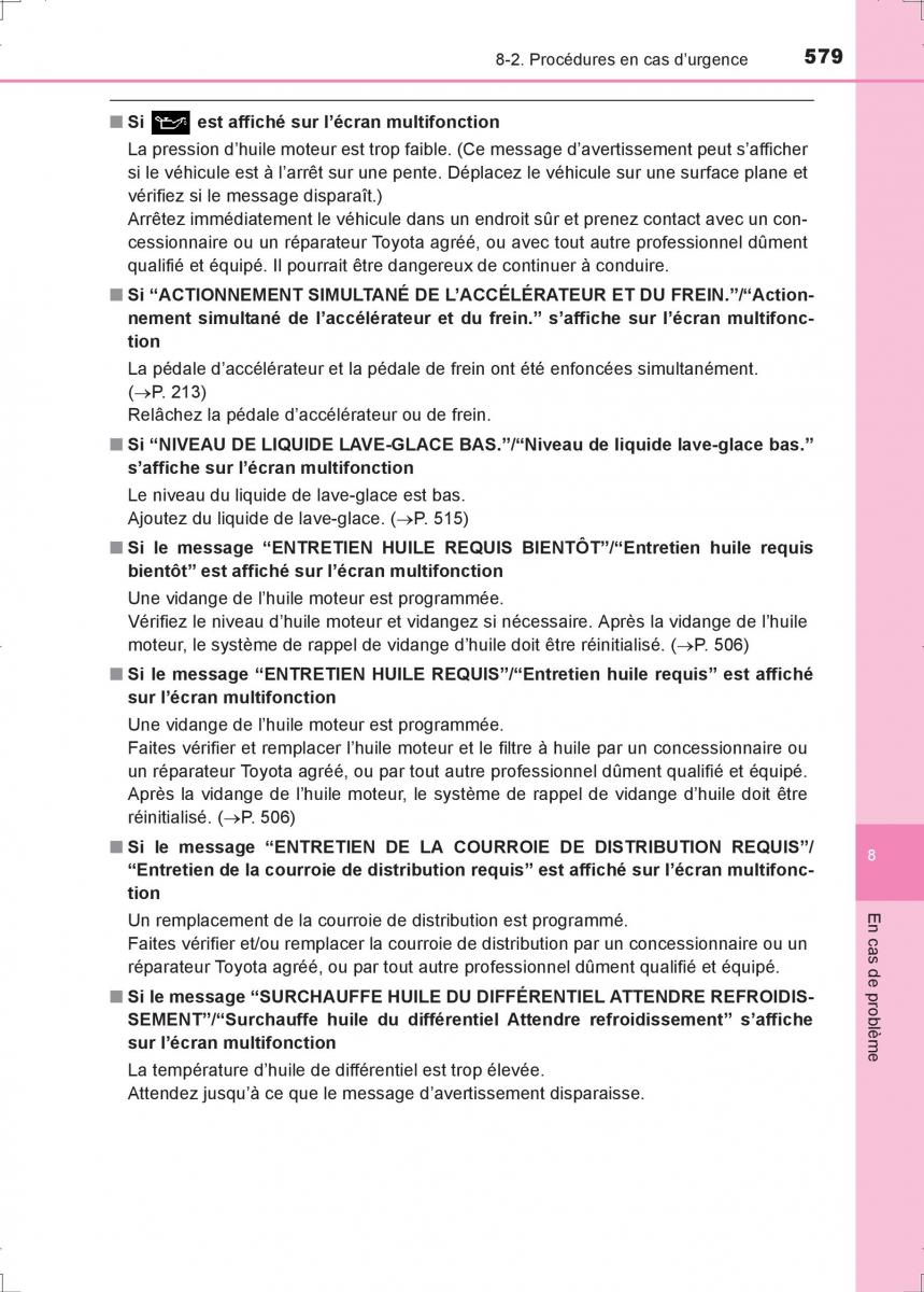 Toyota Hilux VIII 8 AN120 AN130 manuel du proprietaire / page 579