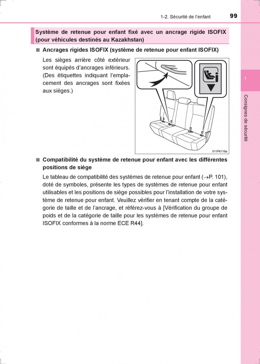 Toyota Hilux VIII 8 AN120 AN130 manuel du proprietaire / page 99