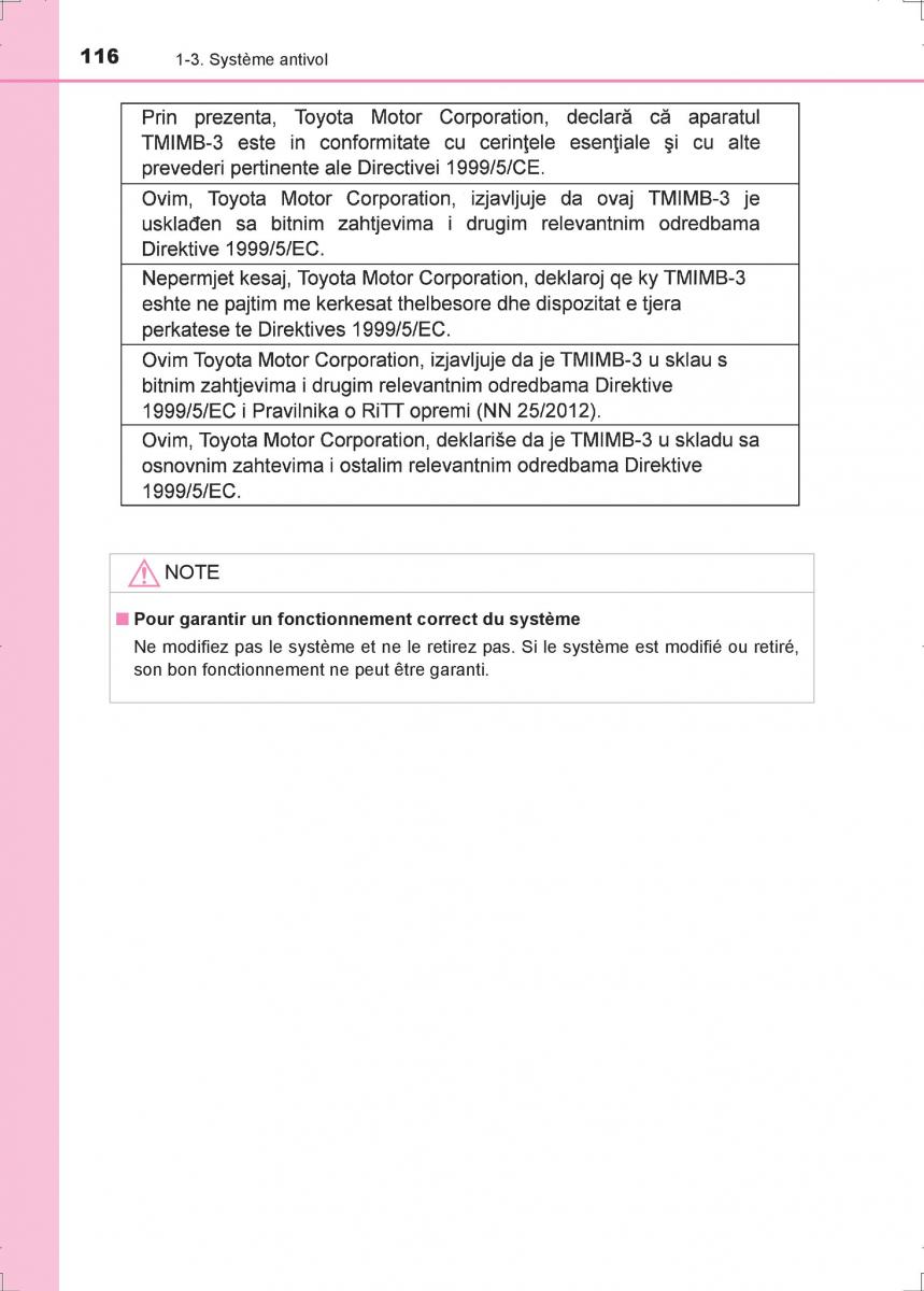 Toyota Hilux VIII 8 AN120 AN130 manuel du proprietaire / page 116