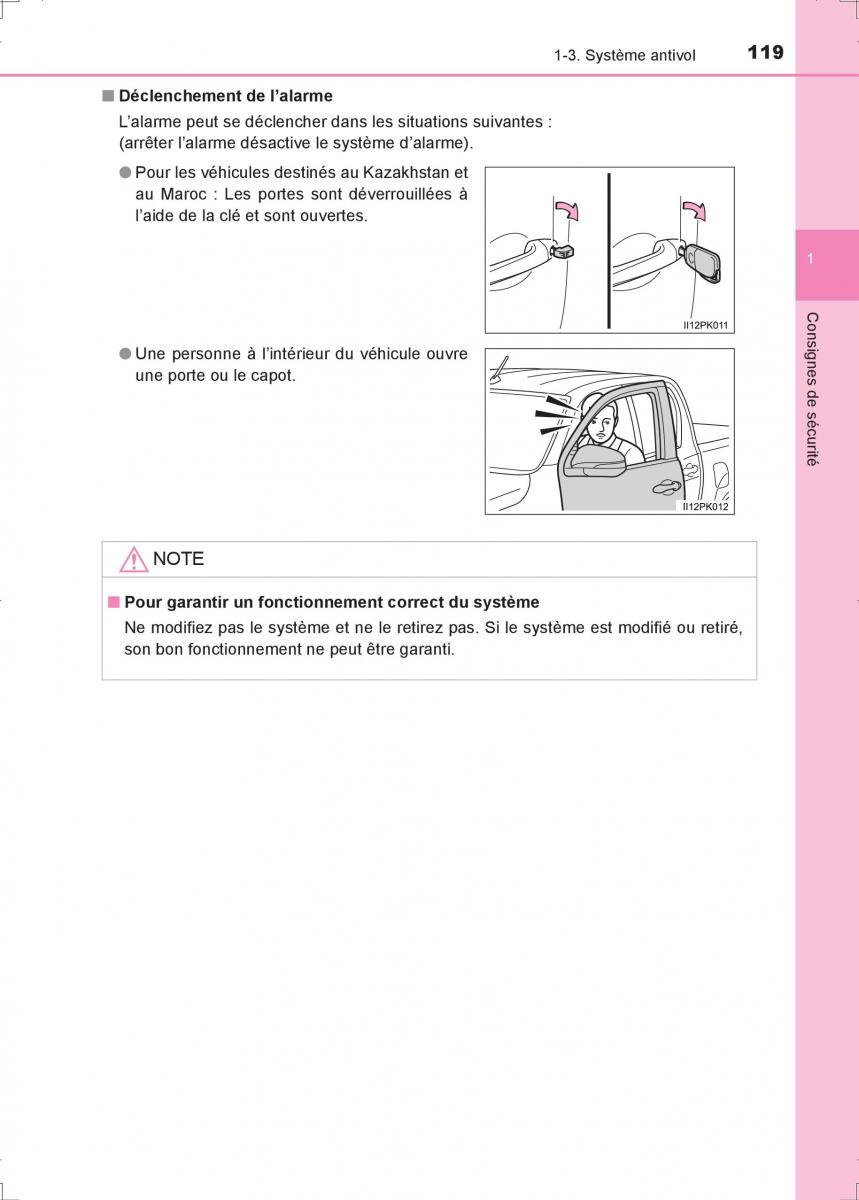 Toyota Hilux VIII 8 AN120 AN130 manuel du proprietaire / page 119