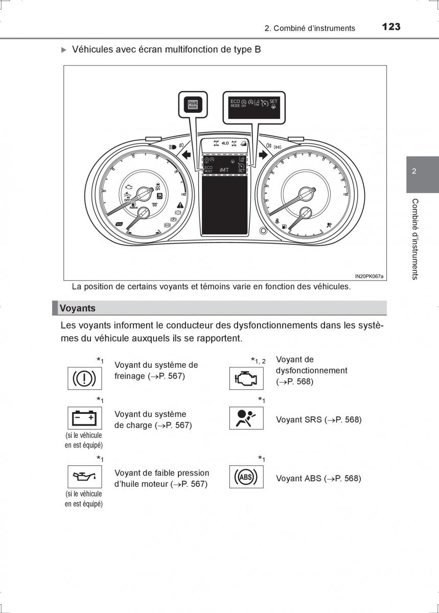 Toyota Hilux VIII 8 AN120 AN130 manuel du proprietaire / page 123