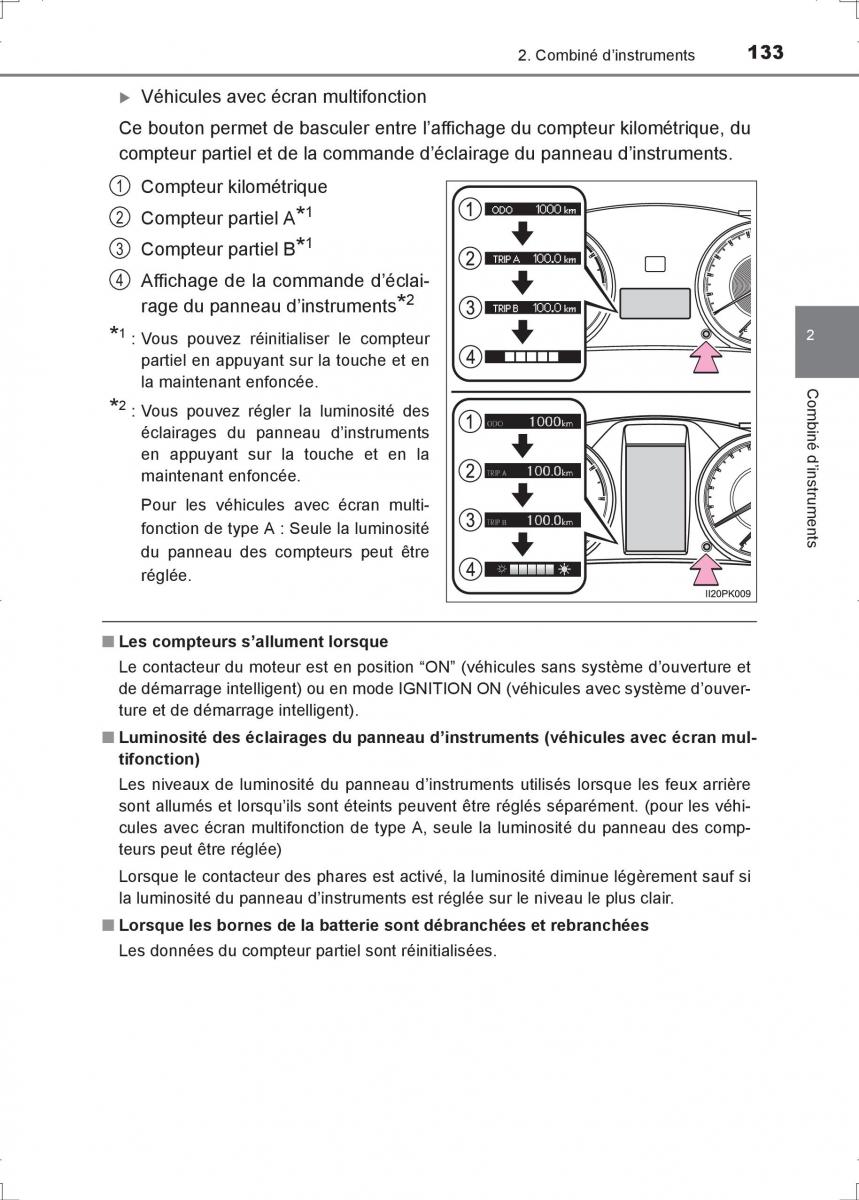 Toyota Hilux VIII 8 AN120 AN130 manuel du proprietaire / page 133