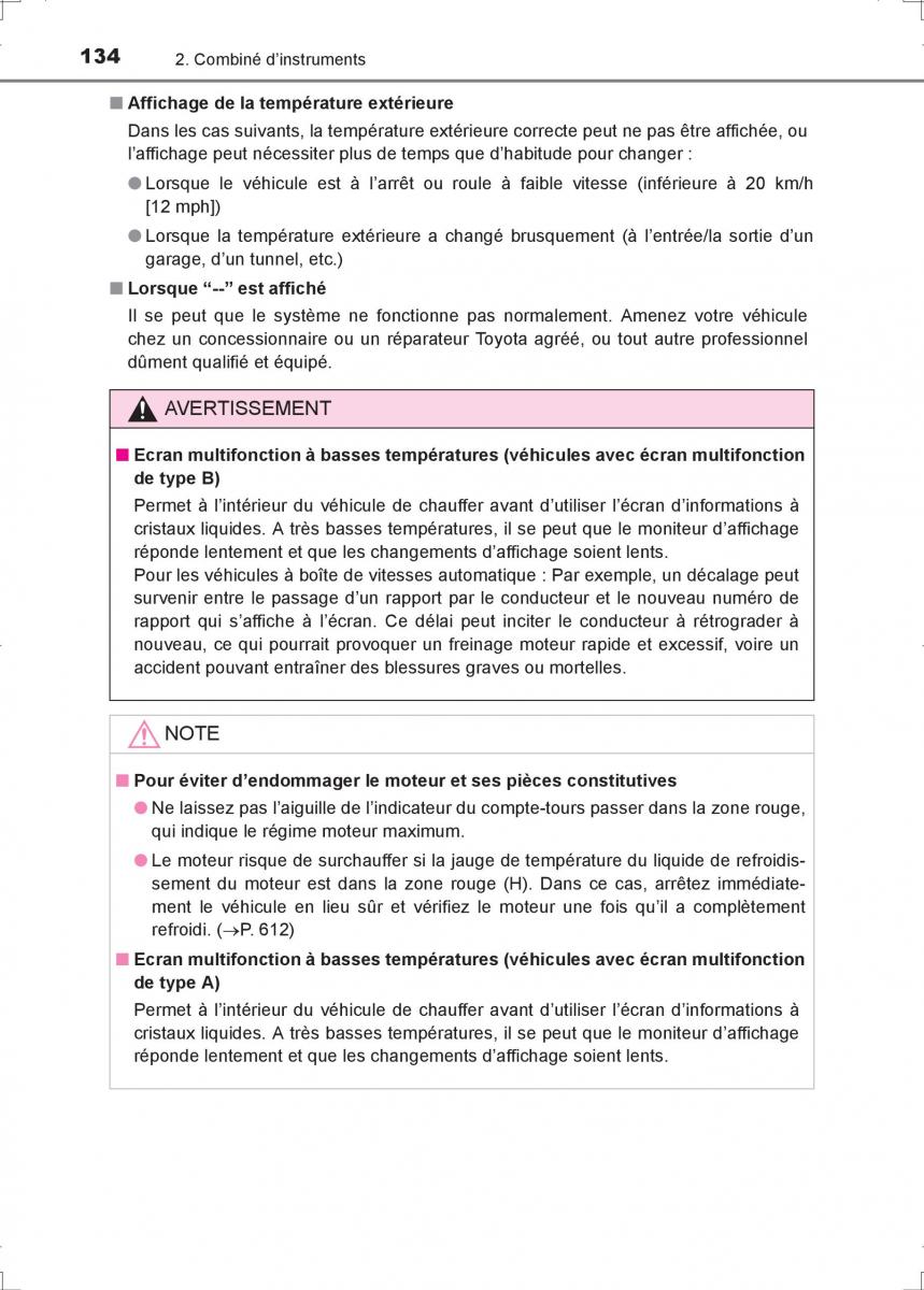 Toyota Hilux VIII 8 AN120 AN130 manuel du proprietaire / page 134