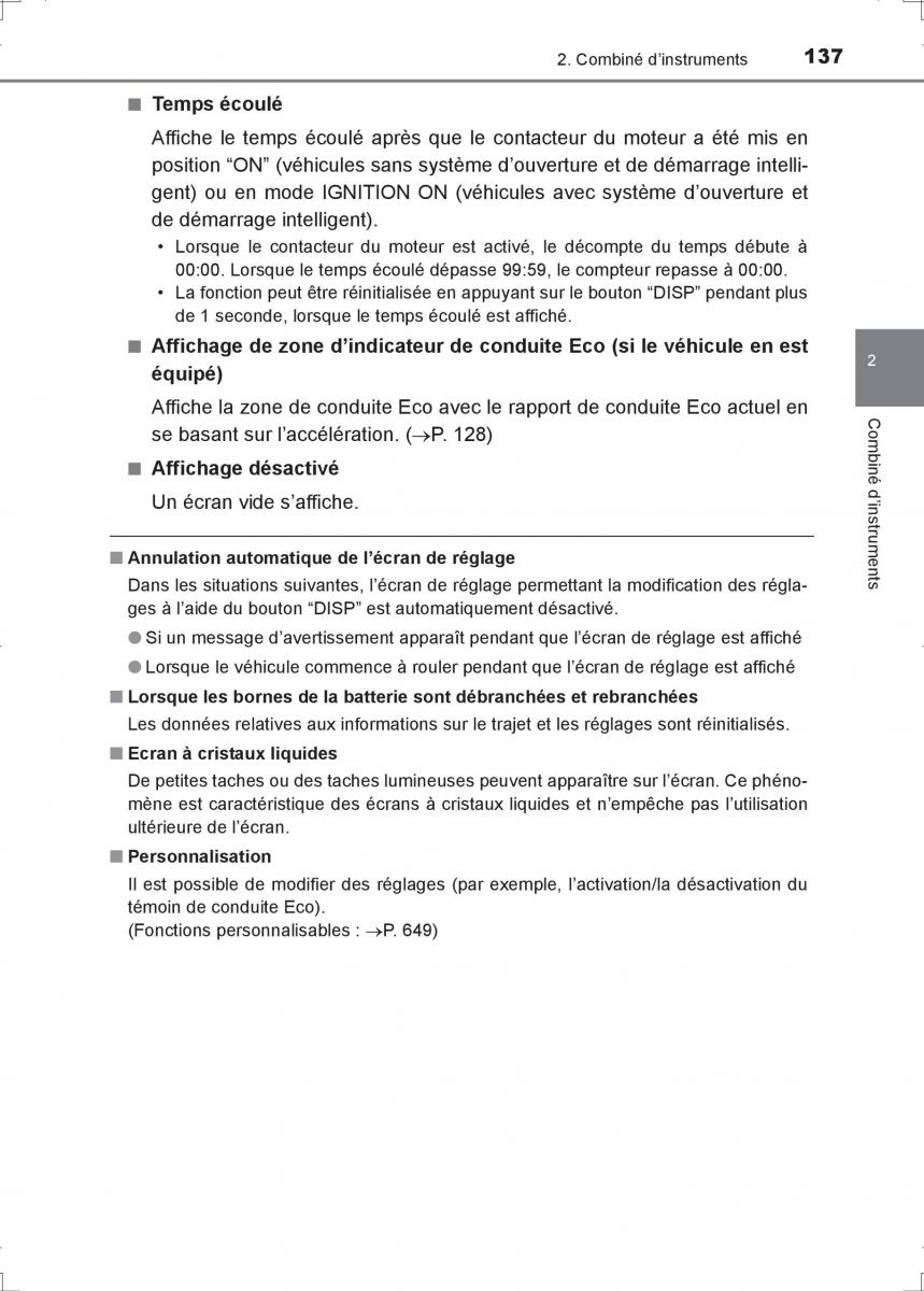 Toyota Hilux VIII 8 AN120 AN130 manuel du proprietaire / page 137