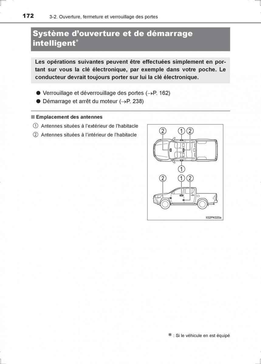 Toyota Hilux VIII 8 AN120 AN130 manuel du proprietaire / page 172