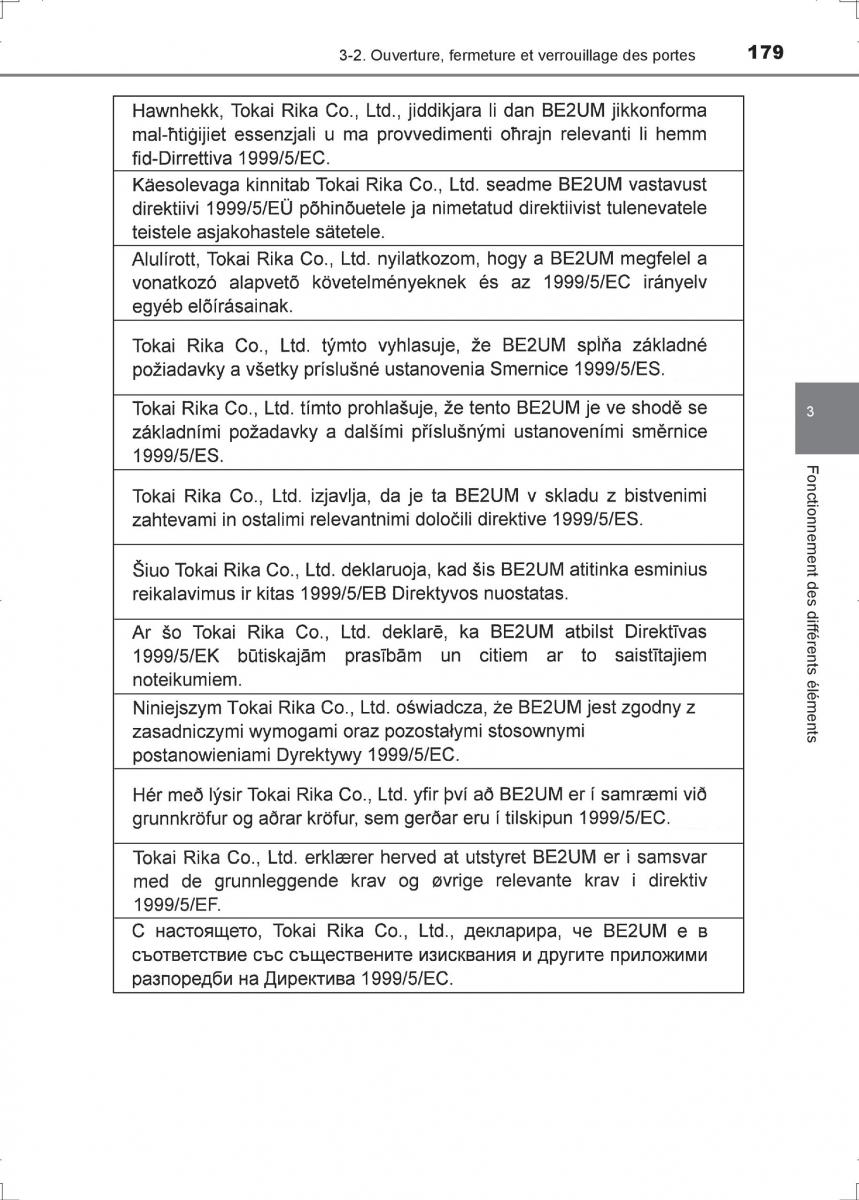 Toyota Hilux VIII 8 AN120 AN130 manuel du proprietaire / page 179