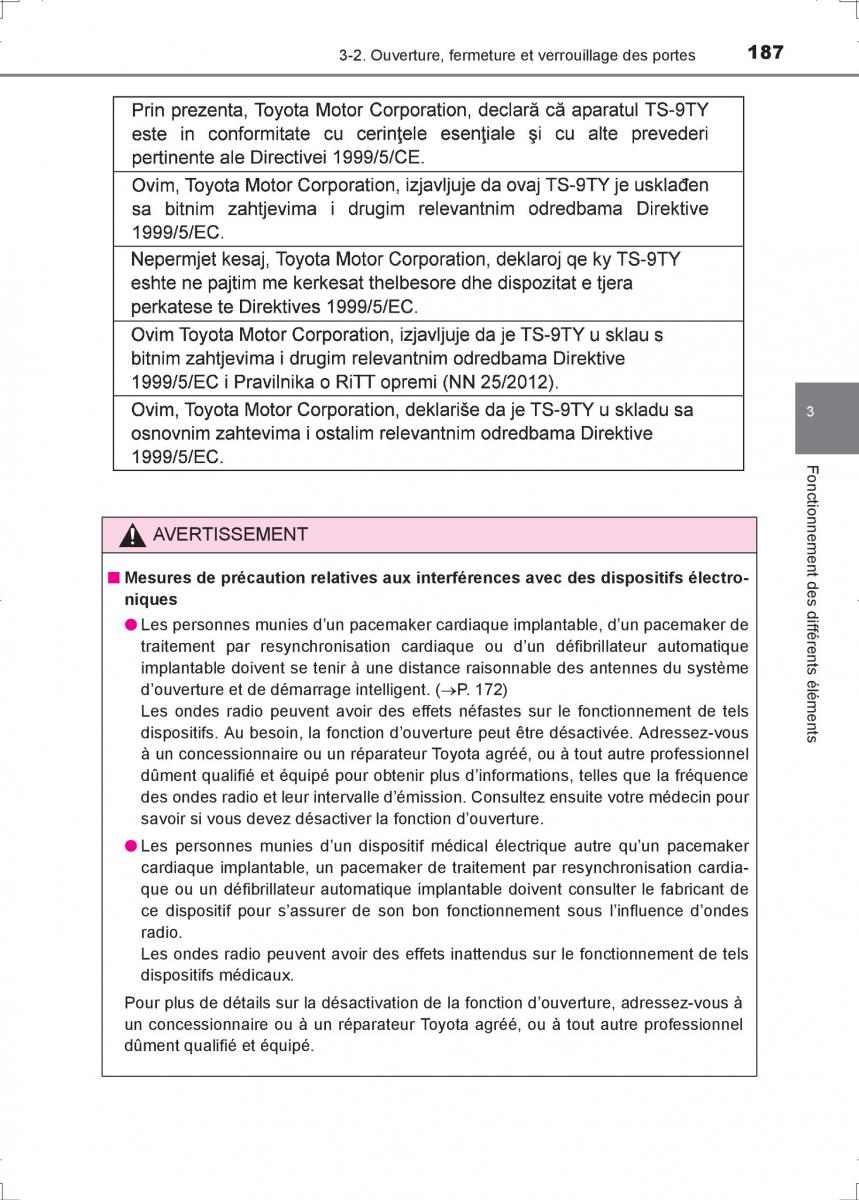 Toyota Hilux VIII 8 AN120 AN130 manuel du proprietaire / page 187