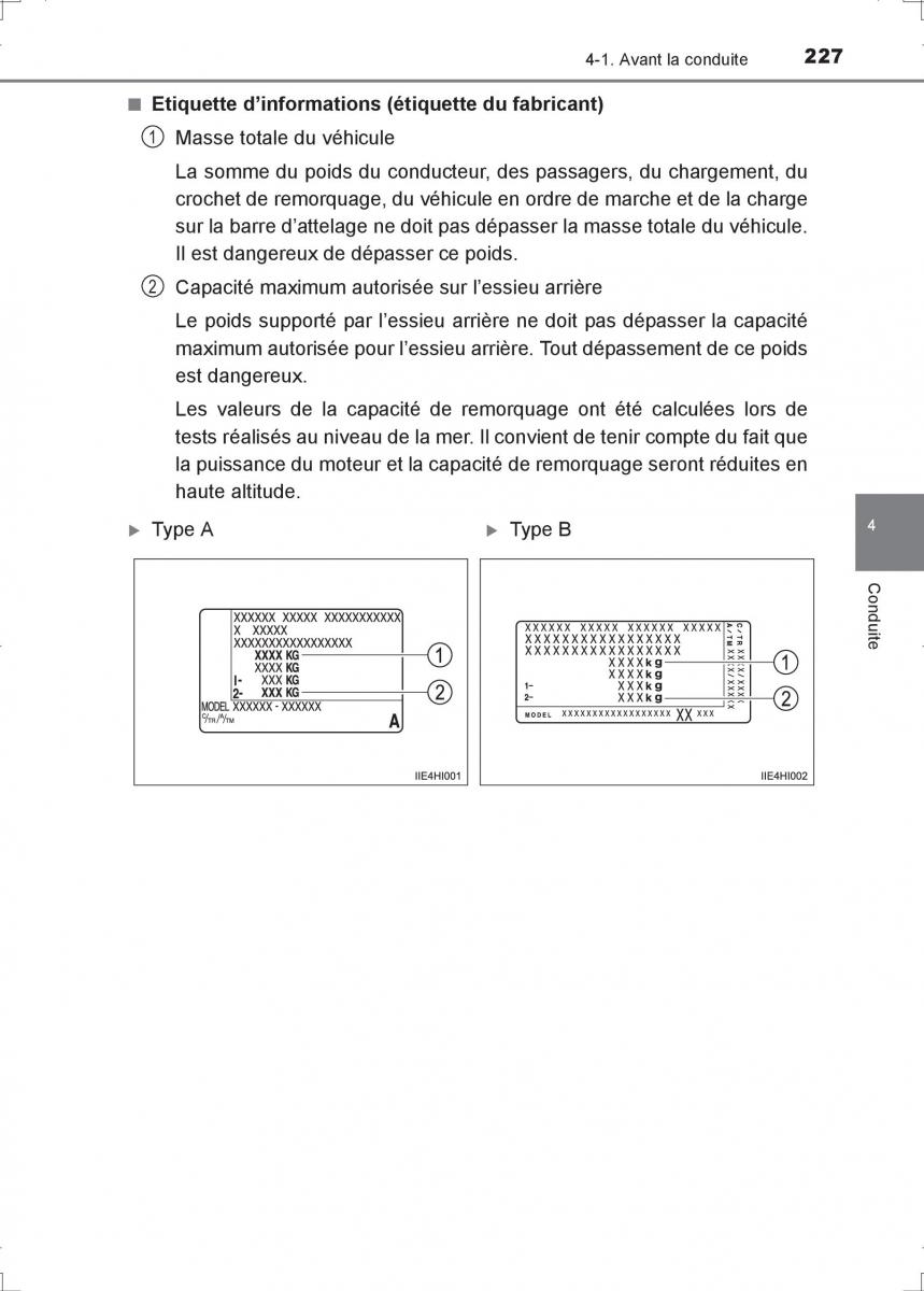 Toyota Hilux VIII 8 AN120 AN130 manuel du proprietaire / page 227