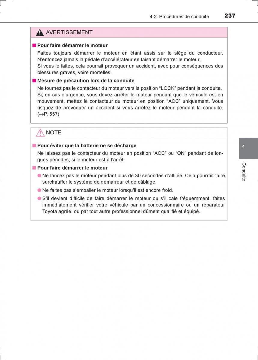 Toyota Hilux VIII 8 AN120 AN130 manuel du proprietaire / page 237