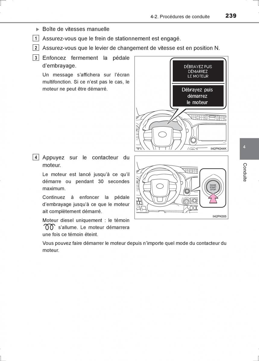 Toyota Hilux VIII 8 AN120 AN130 manuel du proprietaire / page 239