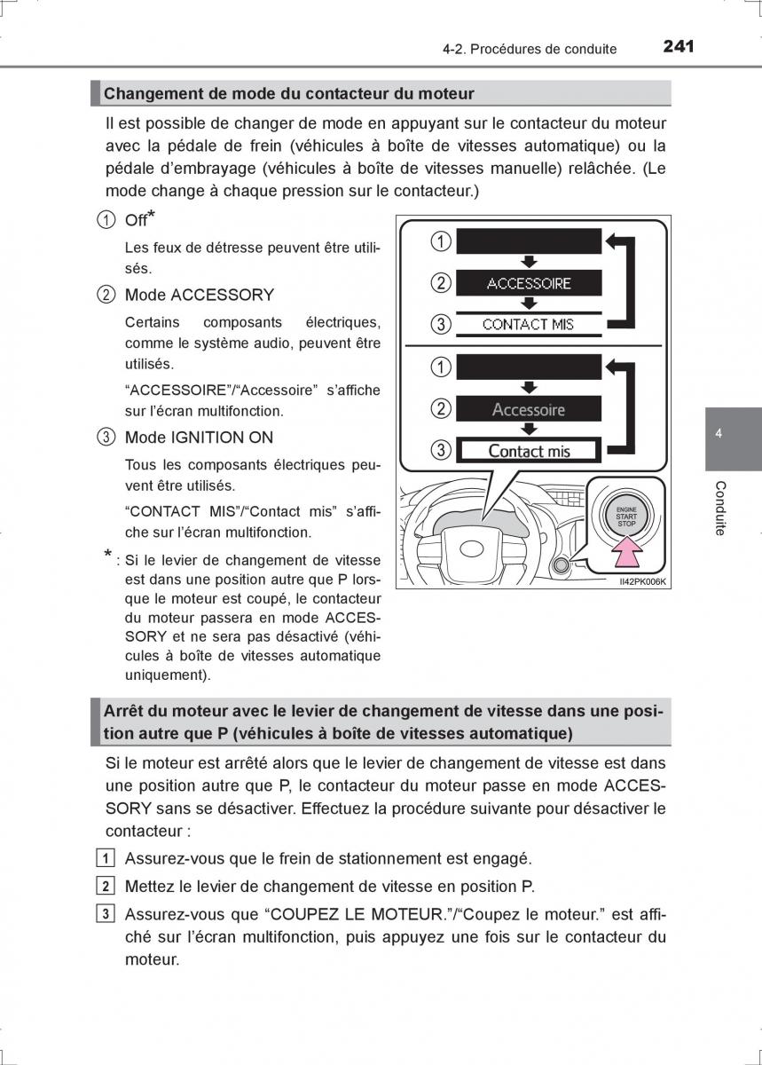 Toyota Hilux VIII 8 AN120 AN130 manuel du proprietaire / page 241