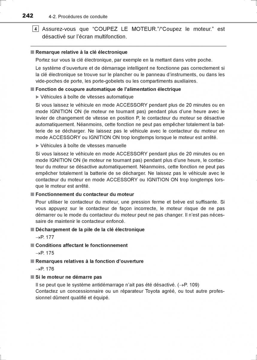 Toyota Hilux VIII 8 AN120 AN130 manuel du proprietaire / page 242