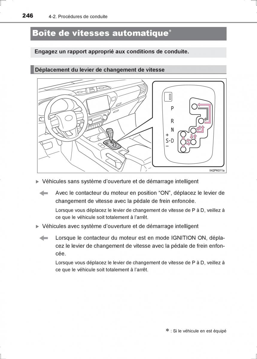 Toyota Hilux VIII 8 AN120 AN130 manuel du proprietaire / page 246