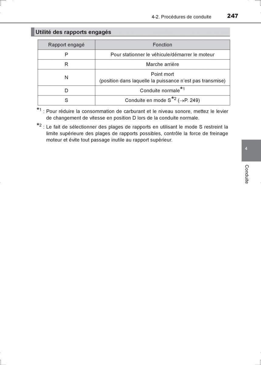 Toyota Hilux VIII 8 AN120 AN130 manuel du proprietaire / page 247