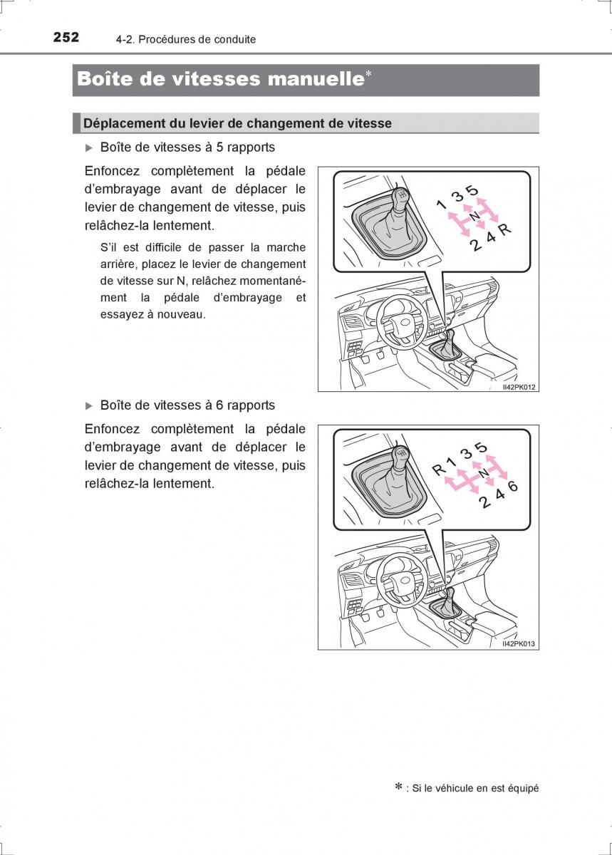 Toyota Hilux VIII 8 AN120 AN130 manuel du proprietaire / page 252