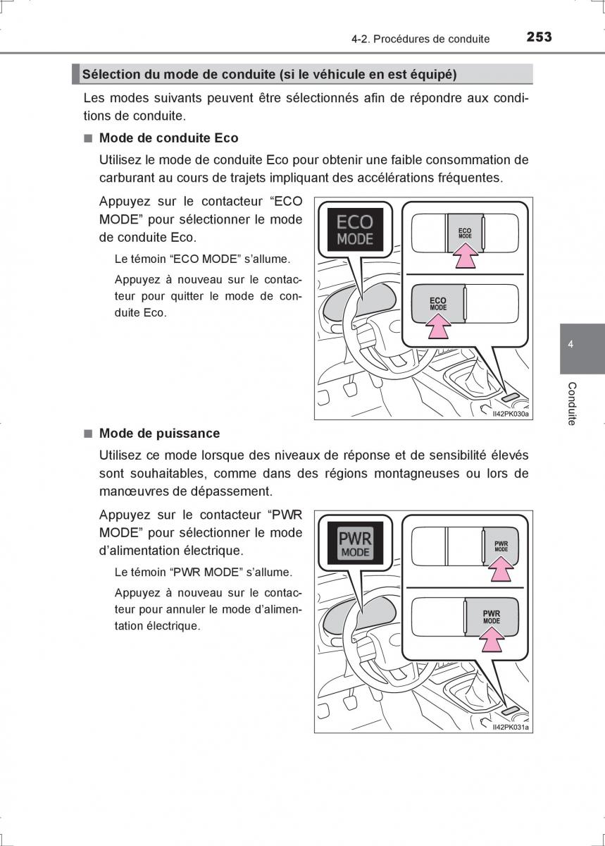 Toyota Hilux VIII 8 AN120 AN130 manuel du proprietaire / page 253