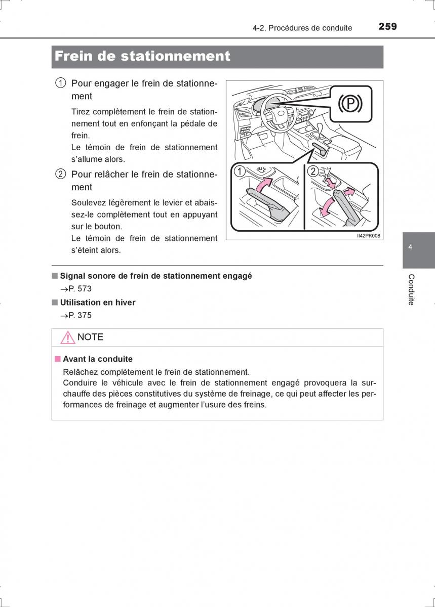 Toyota Hilux VIII 8 AN120 AN130 manuel du proprietaire / page 259