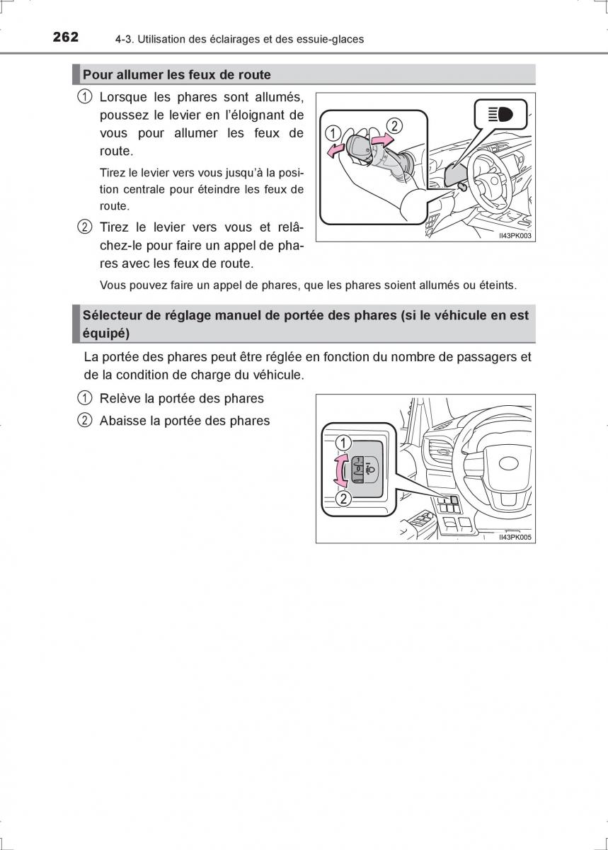 Toyota Hilux VIII 8 AN120 AN130 manuel du proprietaire / page 262