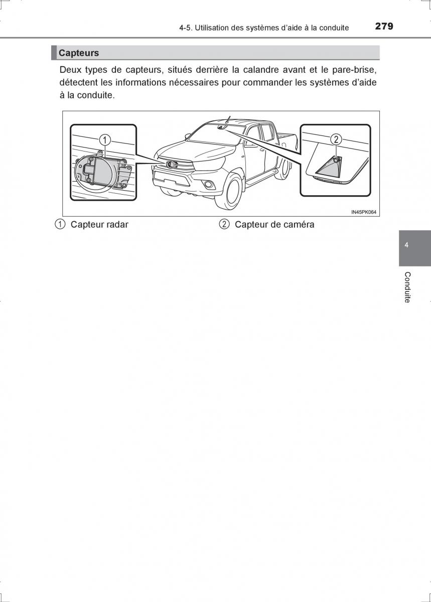 Toyota Hilux VIII 8 AN120 AN130 manuel du proprietaire / page 279