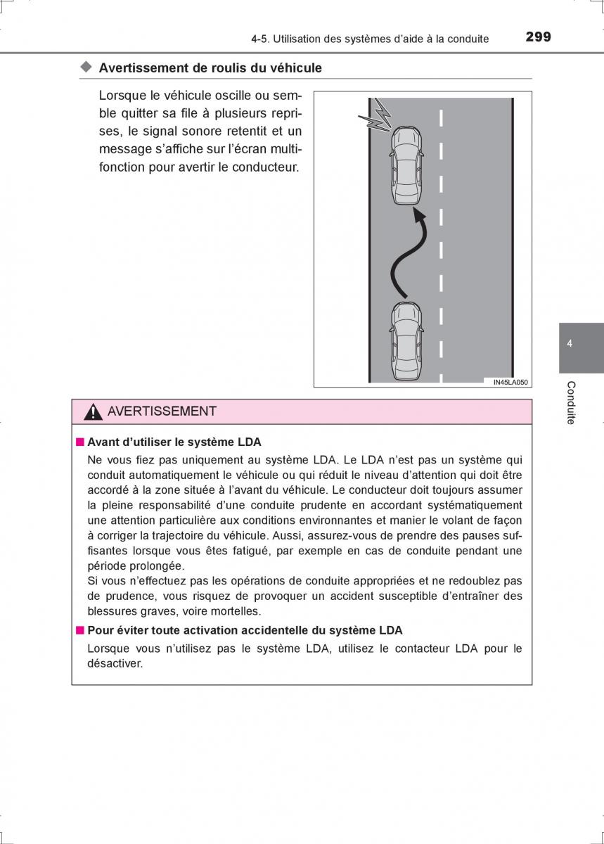 Toyota Hilux VIII 8 AN120 AN130 manuel du proprietaire / page 299