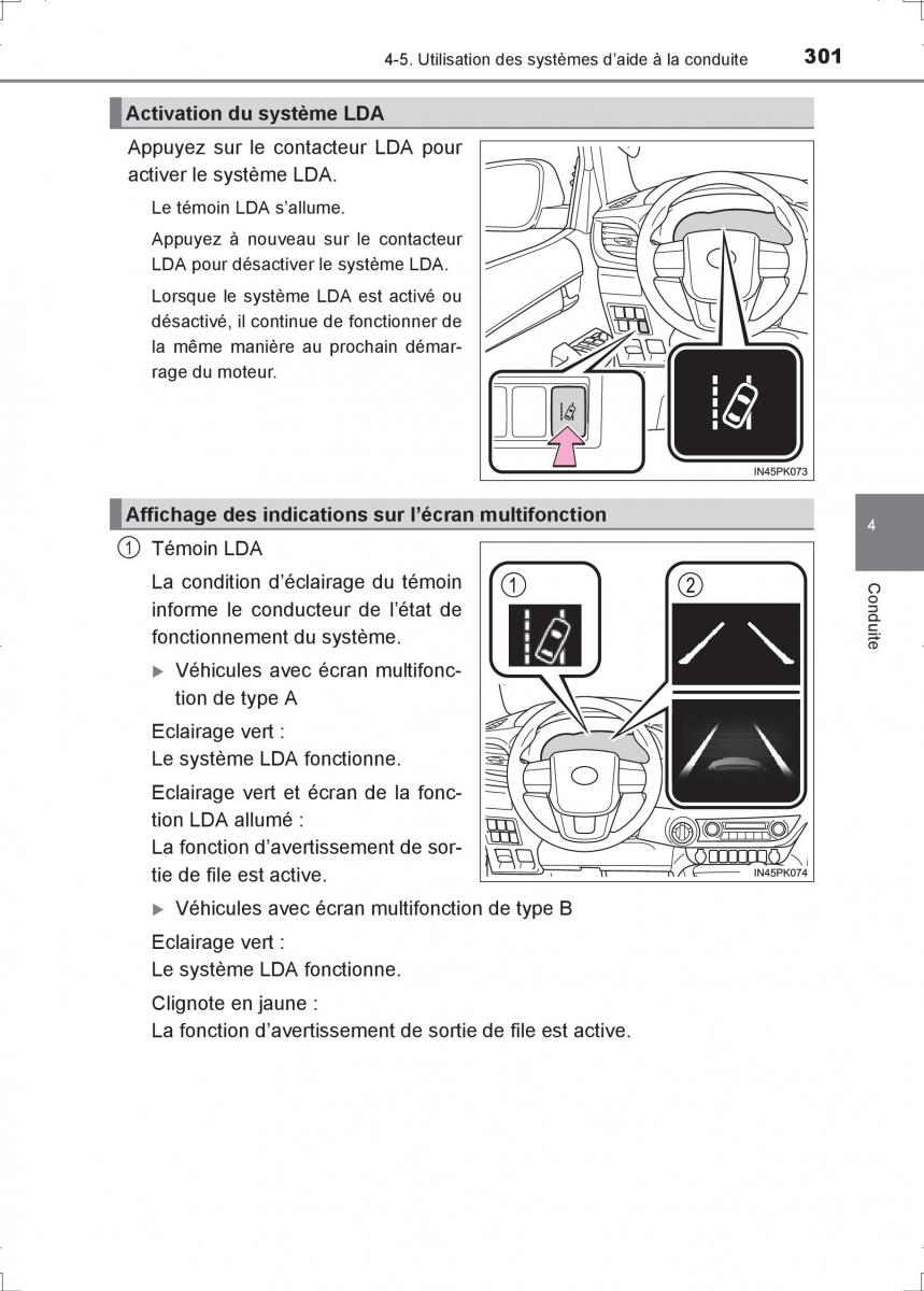 Toyota Hilux VIII 8 AN120 AN130 manuel du proprietaire / page 301