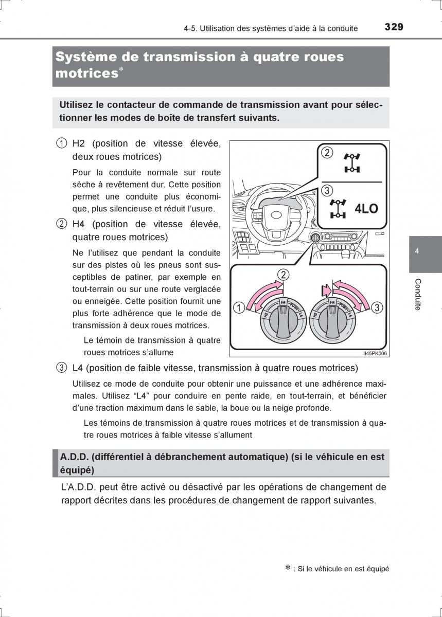 Toyota Hilux VIII 8 AN120 AN130 manuel du proprietaire / page 329