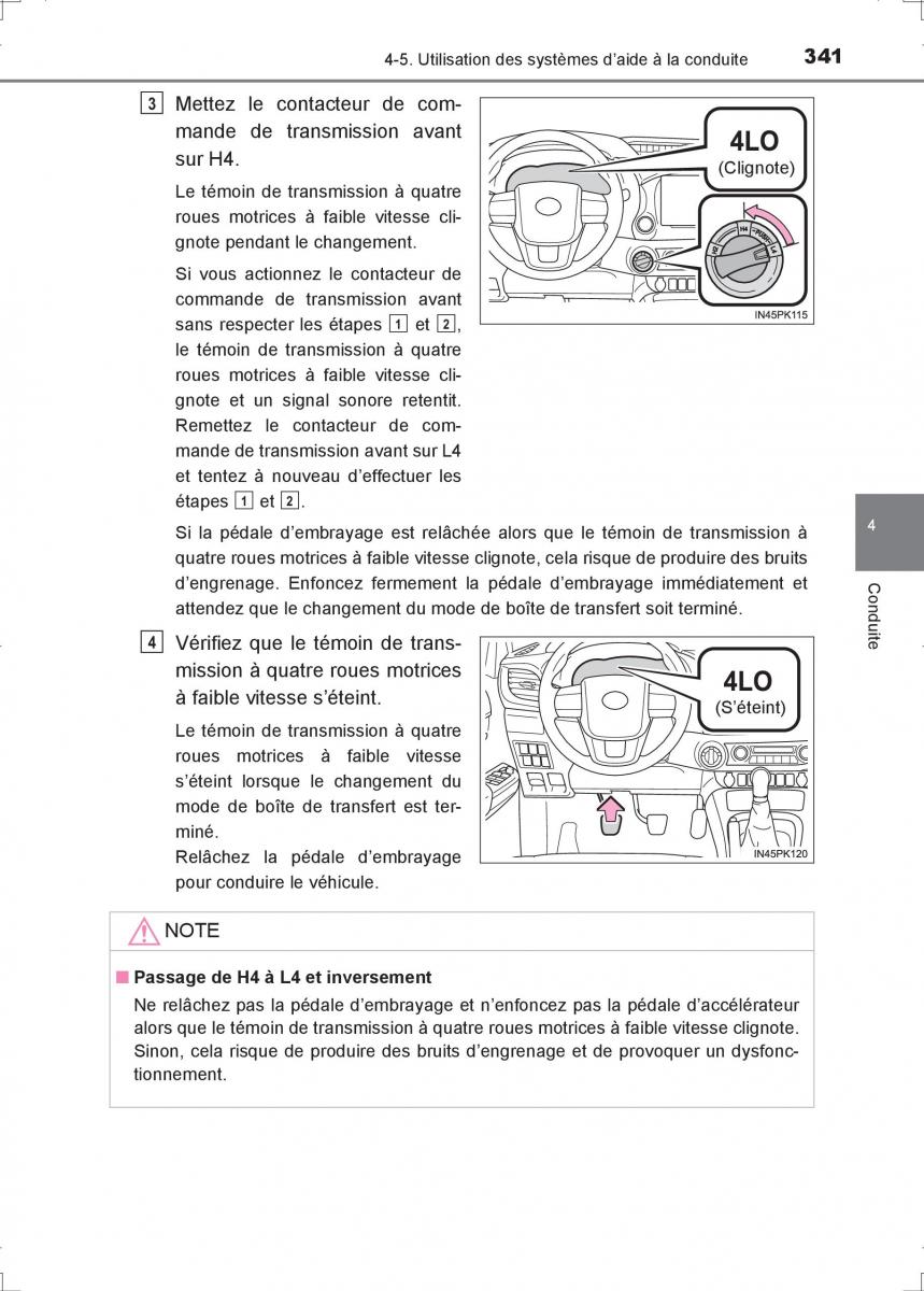 Toyota Hilux VIII 8 AN120 AN130 manuel du proprietaire / page 341