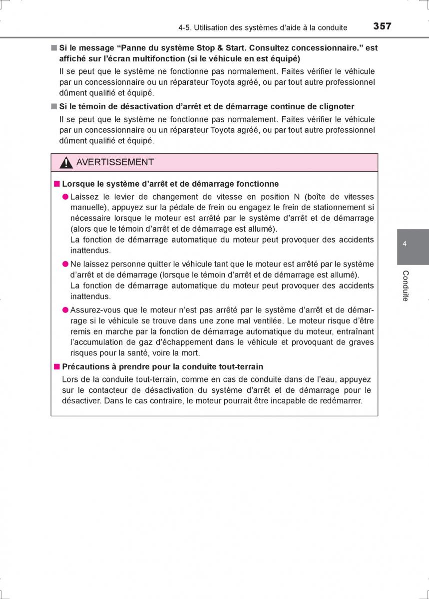 Toyota Hilux VIII 8 AN120 AN130 manuel du proprietaire / page 357