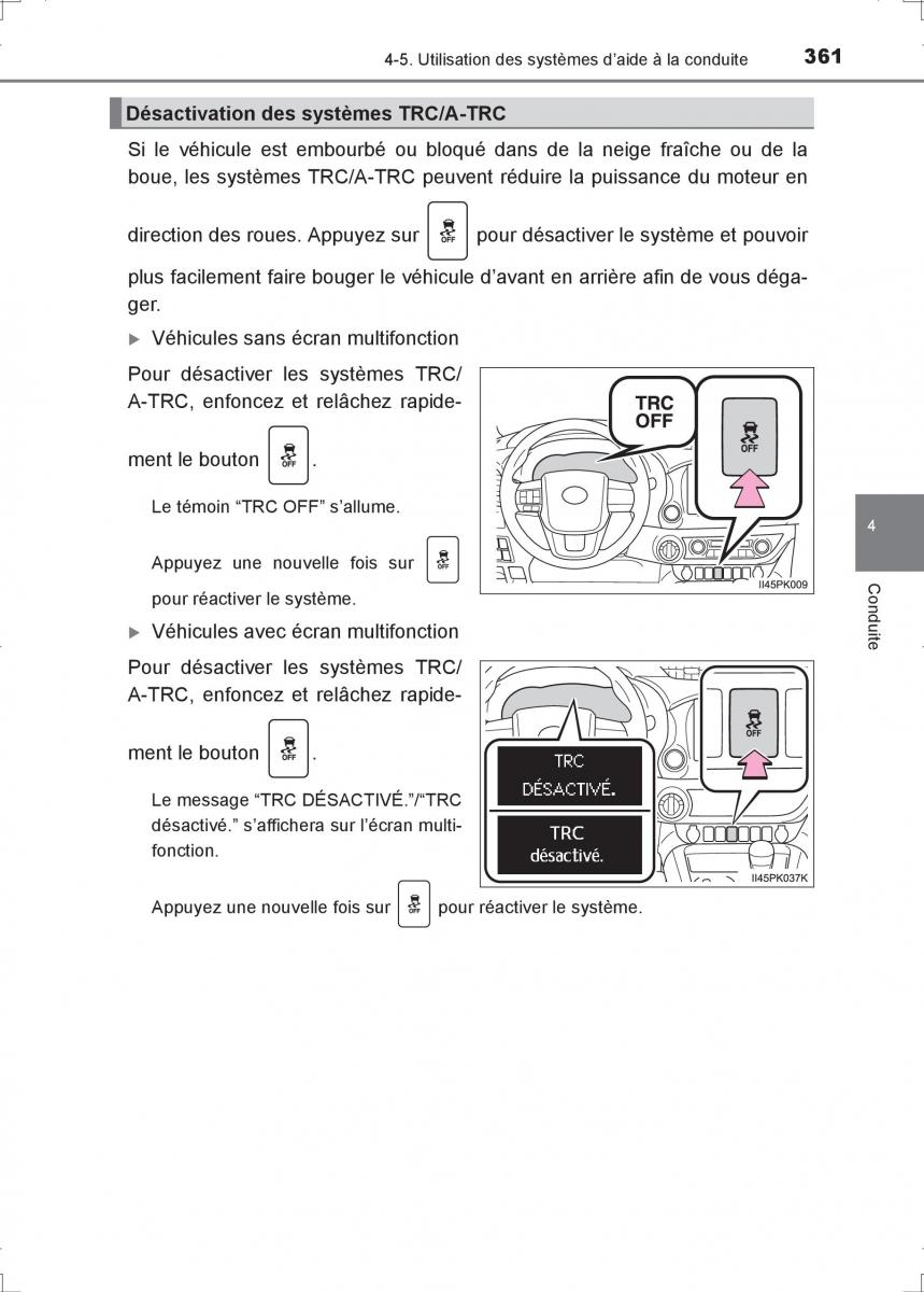 Toyota Hilux VIII 8 AN120 AN130 manuel du proprietaire / page 361