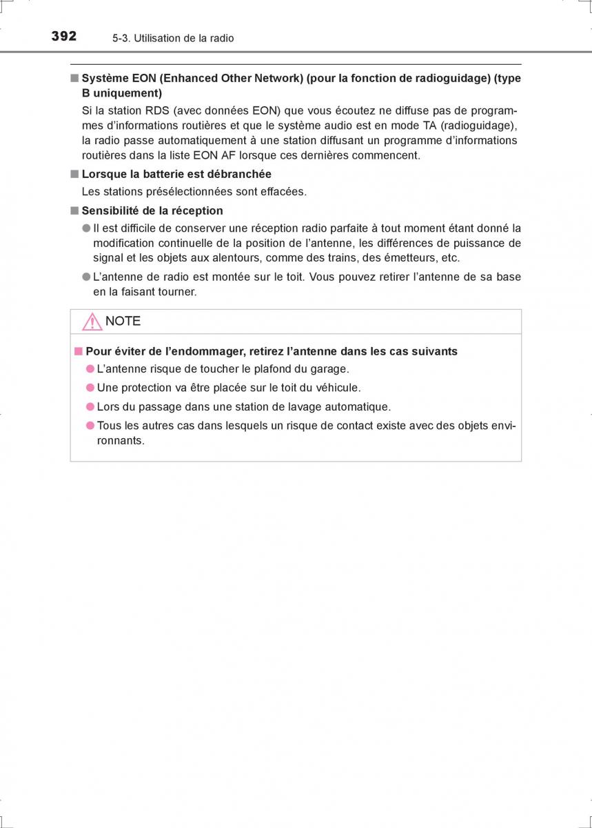 Toyota Hilux VIII 8 AN120 AN130 manuel du proprietaire / page 392