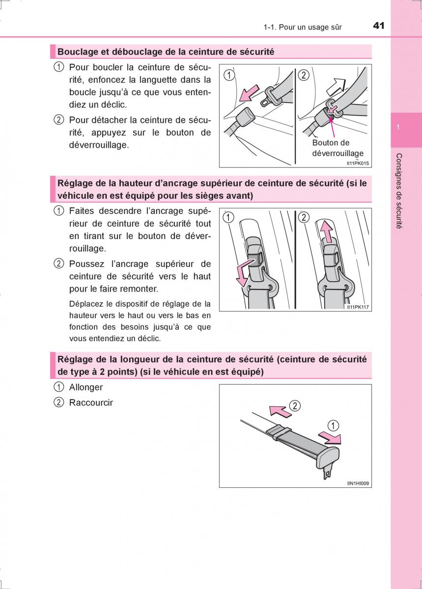 Toyota Hilux VIII 8 AN120 AN130 manuel du proprietaire / page 41