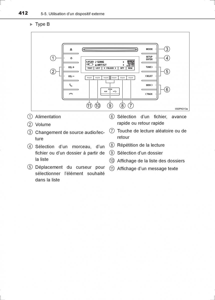 Toyota Hilux VIII 8 AN120 AN130 manuel du proprietaire / page 412