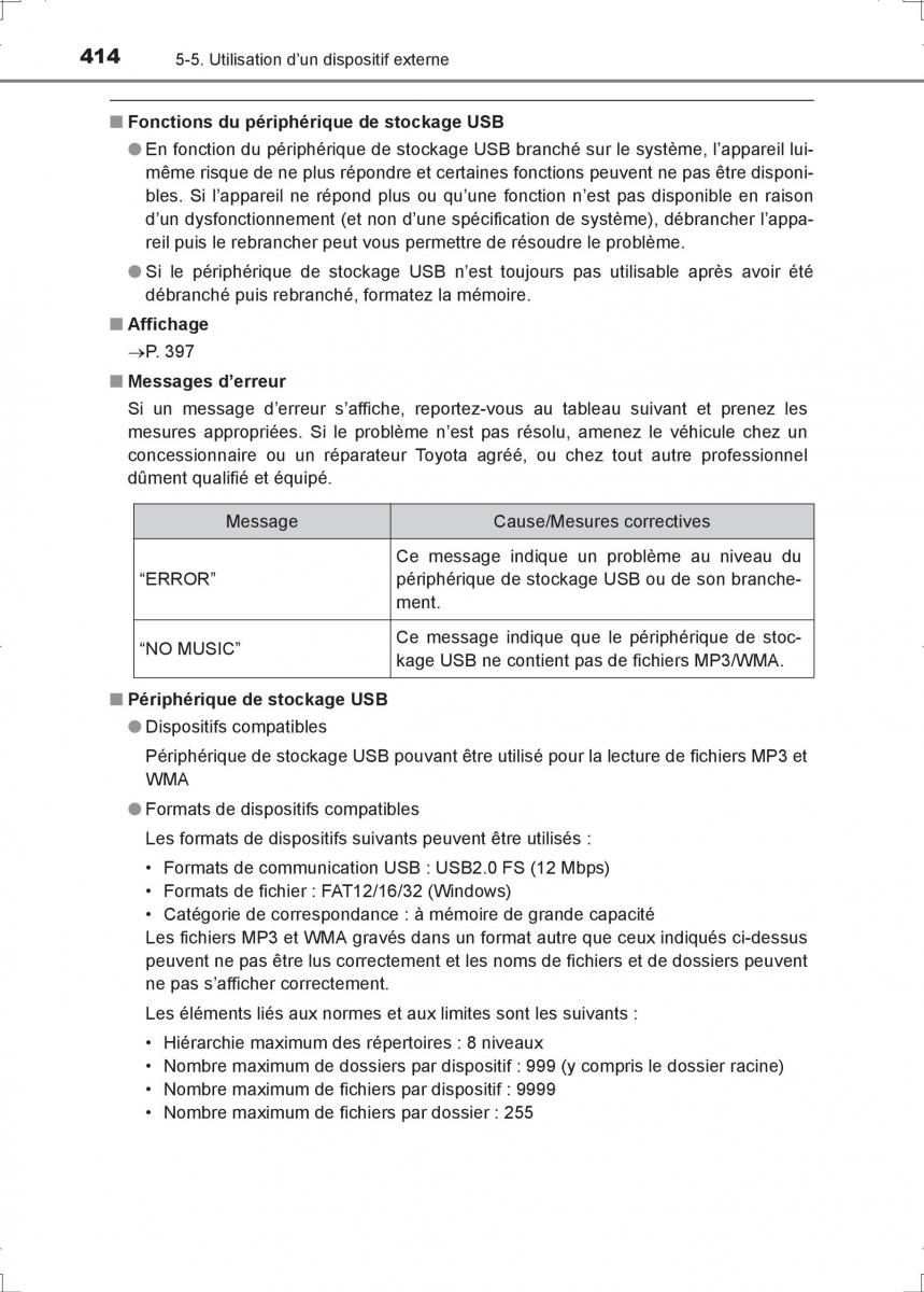 Toyota Hilux VIII 8 AN120 AN130 manuel du proprietaire / page 414