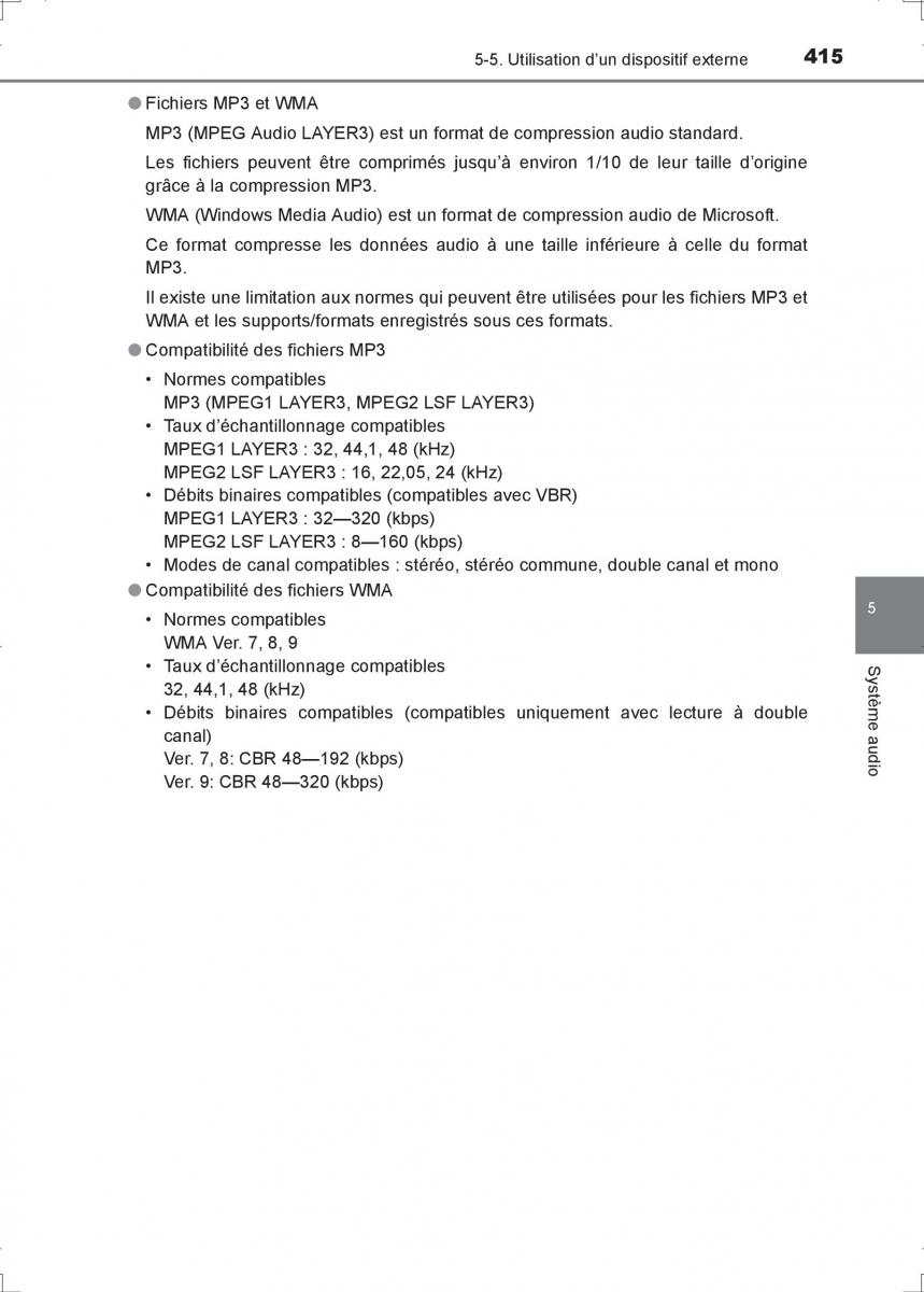 Toyota Hilux VIII 8 AN120 AN130 manuel du proprietaire / page 415