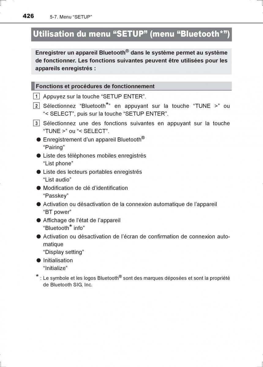 Toyota Hilux VIII 8 AN120 AN130 manuel du proprietaire / page 426